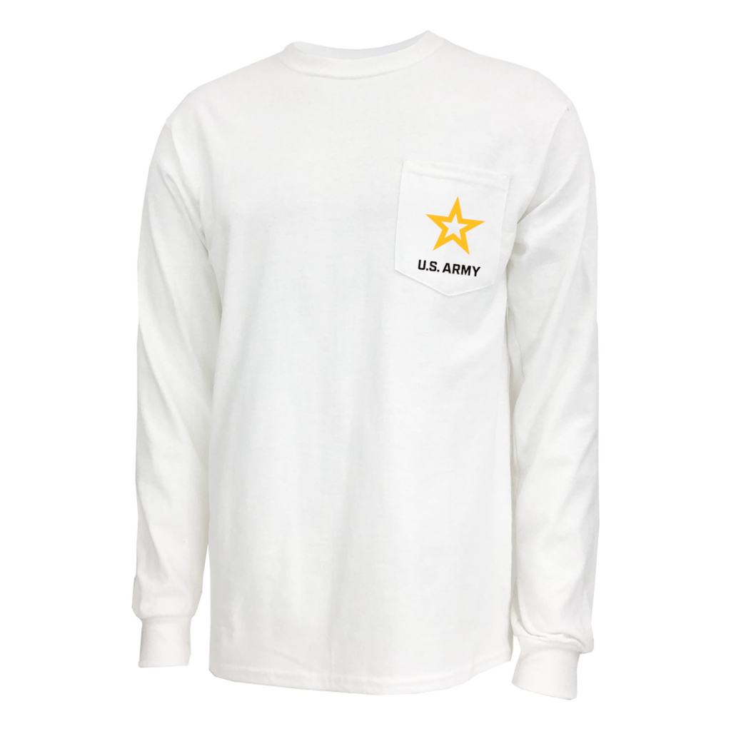 Army Star Pocket Long Sleeve T-Shirt