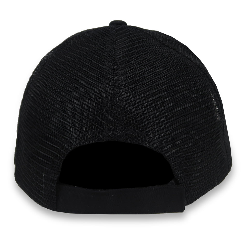 WORLD WAR II VETERAN AND PROUD OF IT MESH HAT (BLACK) 4