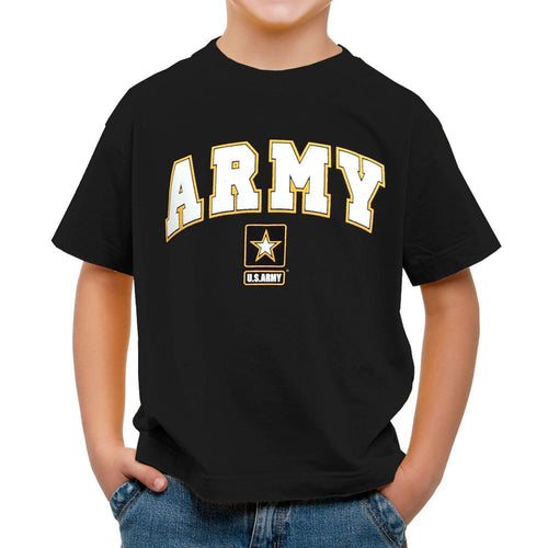 ARMY YOUTH ARCH STAR T-SHIRT (BLACK) 2